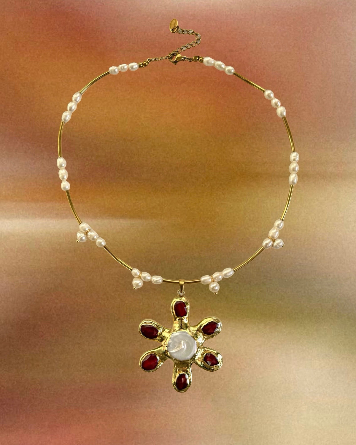 NERINA necklace red
