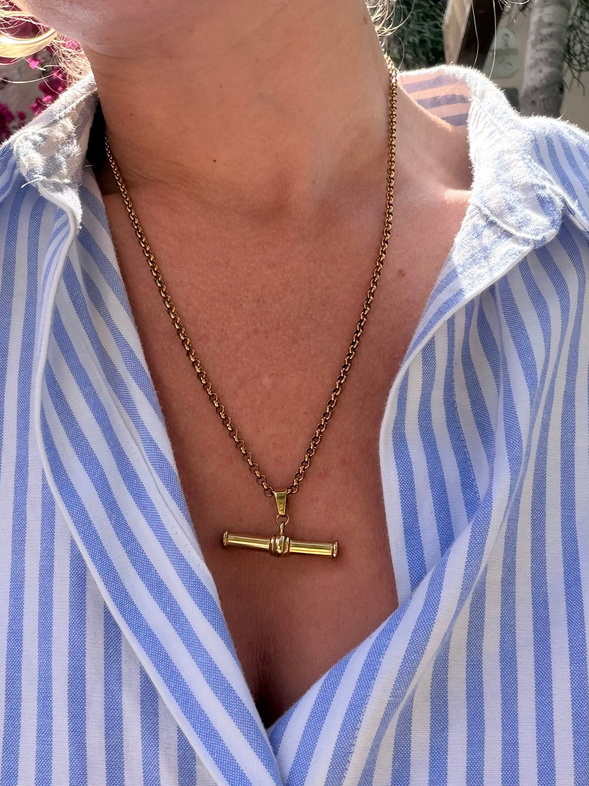 Petite T-Bar Necklace