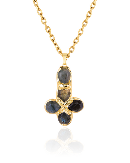 Paloma Necklace in Labradorite