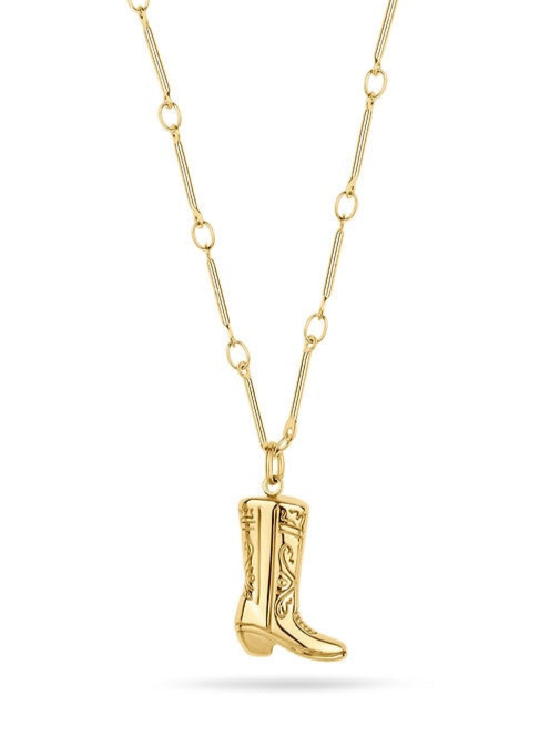 Cowboy Boot Necklace