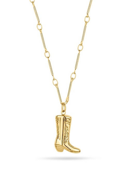 Cowboy Boot Necklace