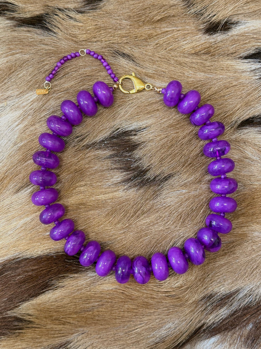 SIROCCO necklace purple
