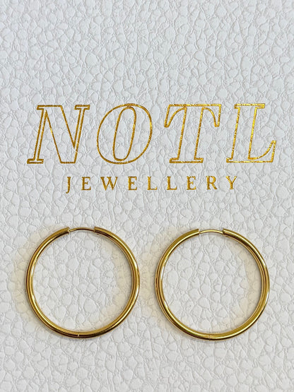 30mm Simple hoops