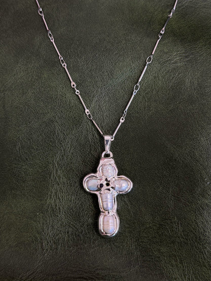 CROIX necklace silver
