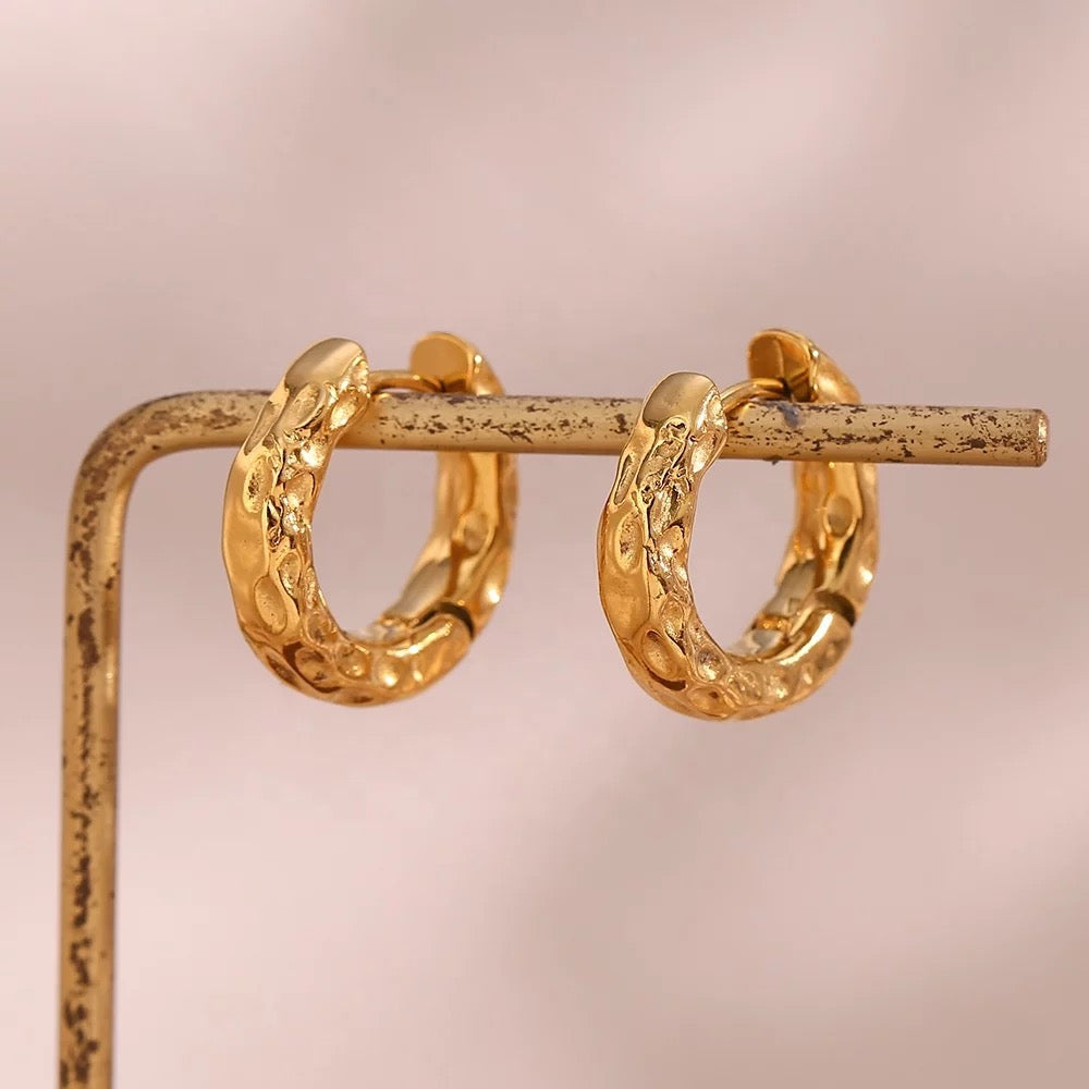 Textured Hoops 4.5mm