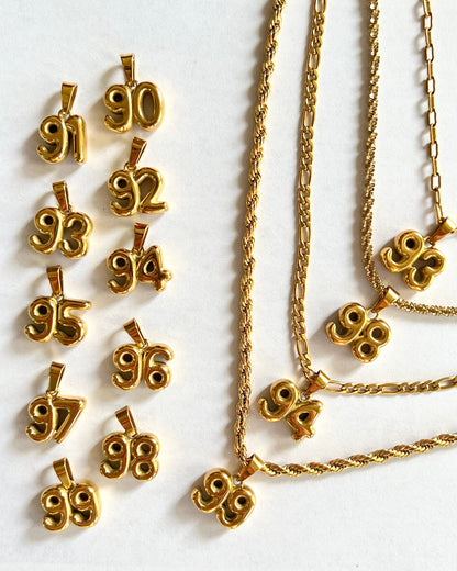 80s + 90s Bubble necklace