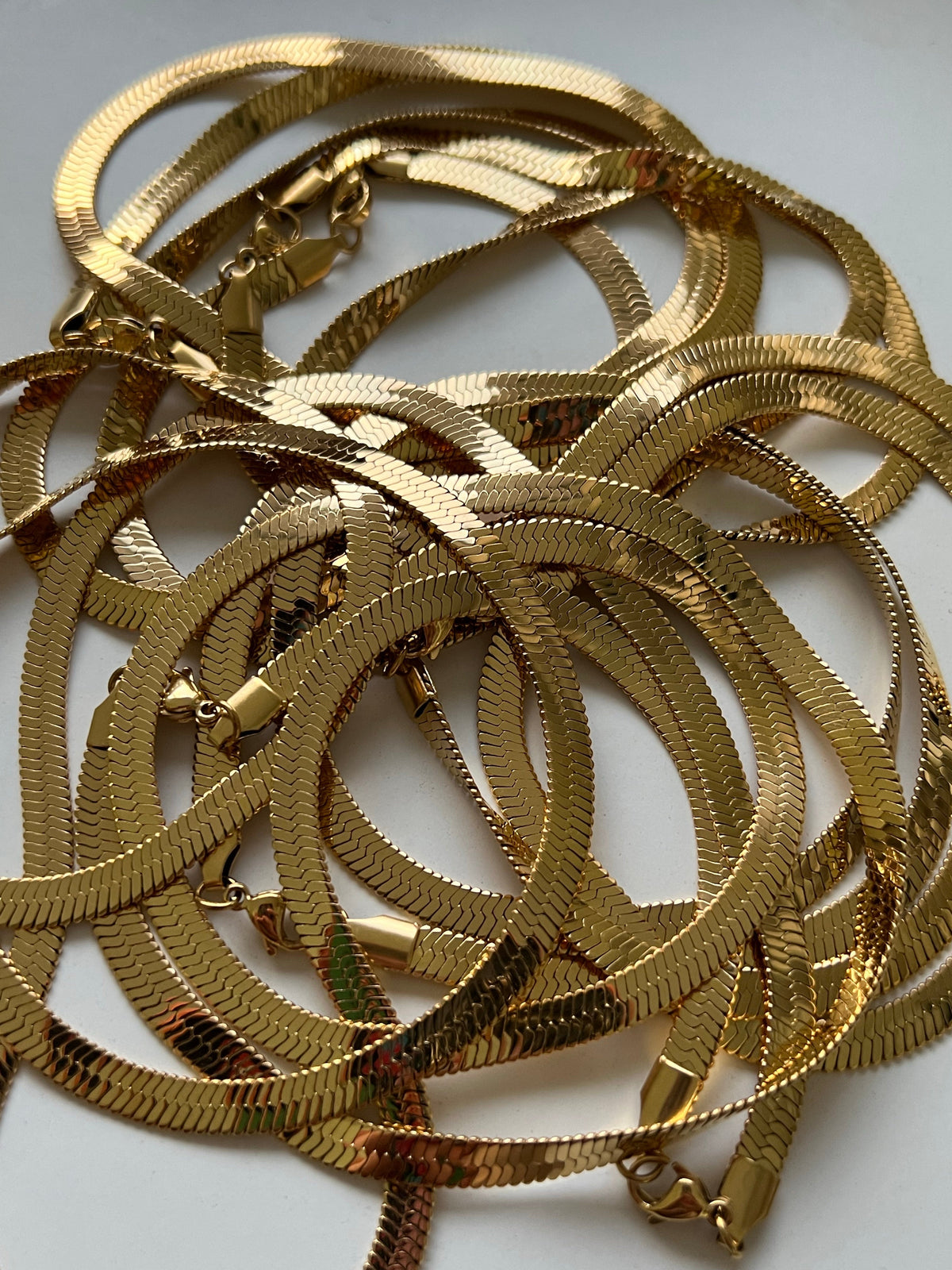 Flat Snake chain 5mm